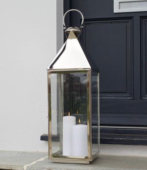 Tall Silver Candle Lantern, 7 of 10