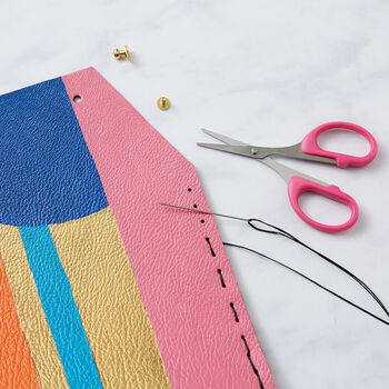 Create Your Own Leather Clutch Bag Kit, 5 of 9