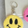 Smiley Face Keychain And Bag Tag, thumbnail 2 of 4