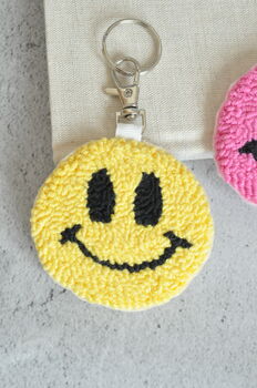 Smiley Face Keychain And Bag Tag, 2 of 4