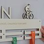 Cycling Personalised Medal Hanger, thumbnail 2 of 5