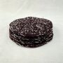 Fair Trade Crochet Coasters Banana Allo 13cm 4pc Set, thumbnail 9 of 12