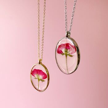 Real Pressed Flower Pendant, 5 of 12
