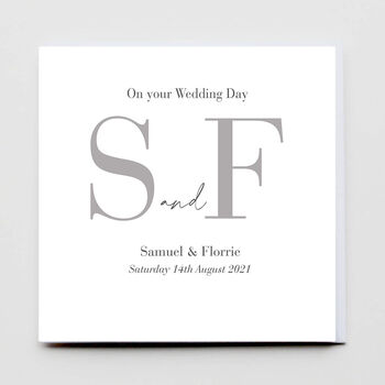 On Your Wedding Day Greeting Card, 2 of 5