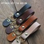 Personalised Leather Key Fob / Key Ring, thumbnail 2 of 8