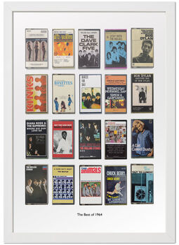 60th Birthday Gift, Albums Of 1964, Personalised Print, 4 of 9