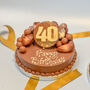 Mini 40th Birthday Smash Cake, thumbnail 1 of 7