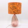Recycled Blown Glass Lamp | 42cm | Six Colours, thumbnail 4 of 12