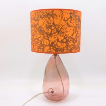 Recycled Blown Glass Lamp | 42cm | Six Colours, 4 of 12
