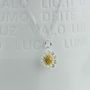 Delicate Sterling Silver Daisy Necklace, thumbnail 2 of 4