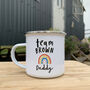 Team Enamel Mugs With Rainbow, For Family Or Work Team, thumbnail 8 of 9
