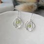 Birthstone Swirl Earrings, thumbnail 8 of 10