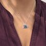 Family Birthstone Marquise Charm Necklace, thumbnail 1 of 9