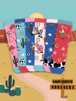 United Oddsocks Yee Haw Ladies Gift Set, 3 of 5
