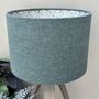 William Morris Willow Bough Lovat Blue Tweed Lampshades, thumbnail 4 of 10