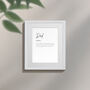 Personalised Dad Family Keepsake Framed Print, thumbnail 10 of 11