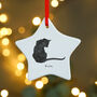 Personalised Cat Christmas Tree Decoration, thumbnail 3 of 4