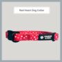 Red Heart Dog Collar, thumbnail 1 of 3
