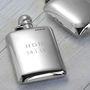 Sterling Silver Hip Flask, thumbnail 2 of 6