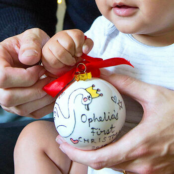 Babys First Christmas Bauble, 3 of 12