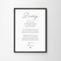 The One Personalised Poem Wedding Print, thumbnail 10 of 11