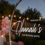 Personalised Birthday Party Welcome Sign Decal, thumbnail 4 of 13