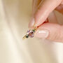 9ct Gold Pink Sapphire Engagement Ring, thumbnail 3 of 4