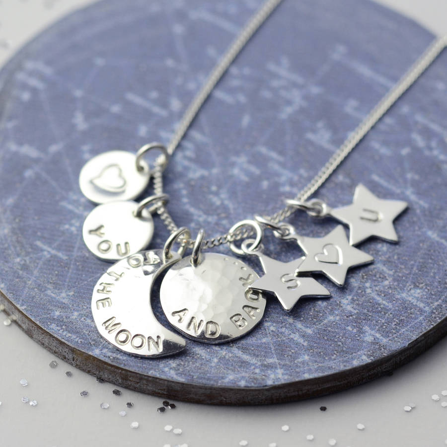 Moon and back necklace Clearance