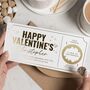 Personalised Valentines Scratch Trip Reveal Voucher, thumbnail 1 of 9