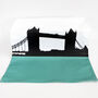 London Cotton Tea Towel Tower Bridge, thumbnail 2 of 2