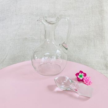 Antique Olive Oil / Vinegar Decorative Glass Bottle ~ 12, 3 of 9