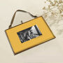 Personalised Brass Photo Frame With Coloured Mount, thumbnail 2 of 5