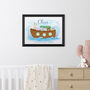 Personalised Noah's Ark Framed Wall Print, thumbnail 5 of 12