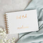 Wedding Guest Book Personalised Foil, thumbnail 1 of 6