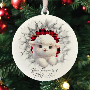 Personalised Christmas Sheep Break Through, 4 of 12