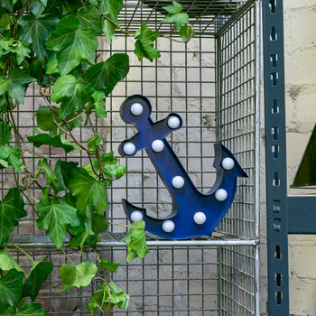 Small Navy Anchor LED Light, 2 of 6