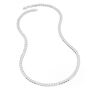 Sterling Silver Curb Chain Necklace 22 Inch, thumbnail 4 of 5