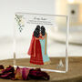 Personalised Indian Bridesmaid Proposal Acrylic Block, thumbnail 1 of 5