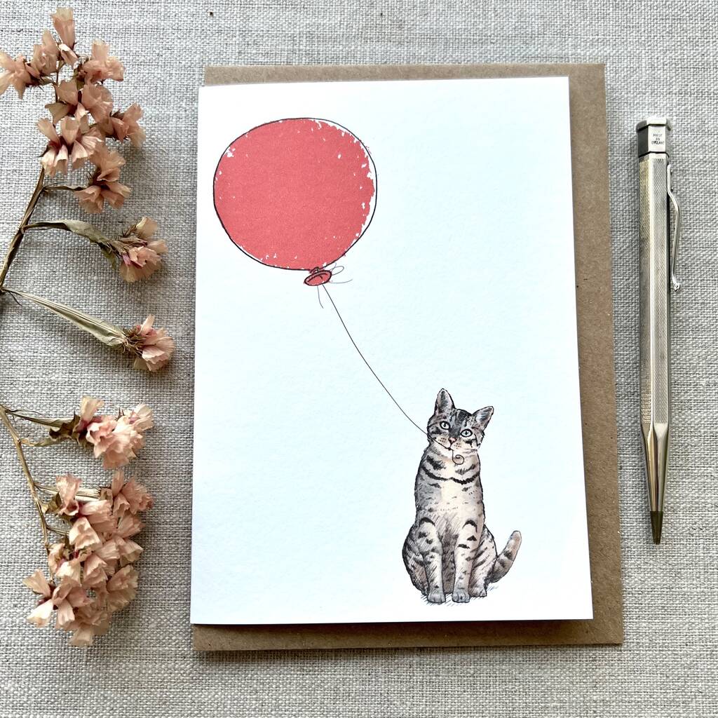 Personalised Cat Birthday Card, 1 of 12