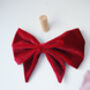 Velvet Decorative Bow, thumbnail 6 of 7