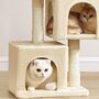 Cat Scratching Post Cat Tree Cat House Sisal Posts, thumbnail 4 of 9