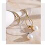 Monaco D’or Pearl Gold Pearl Cream Rim Ball Necklace, thumbnail 2 of 3