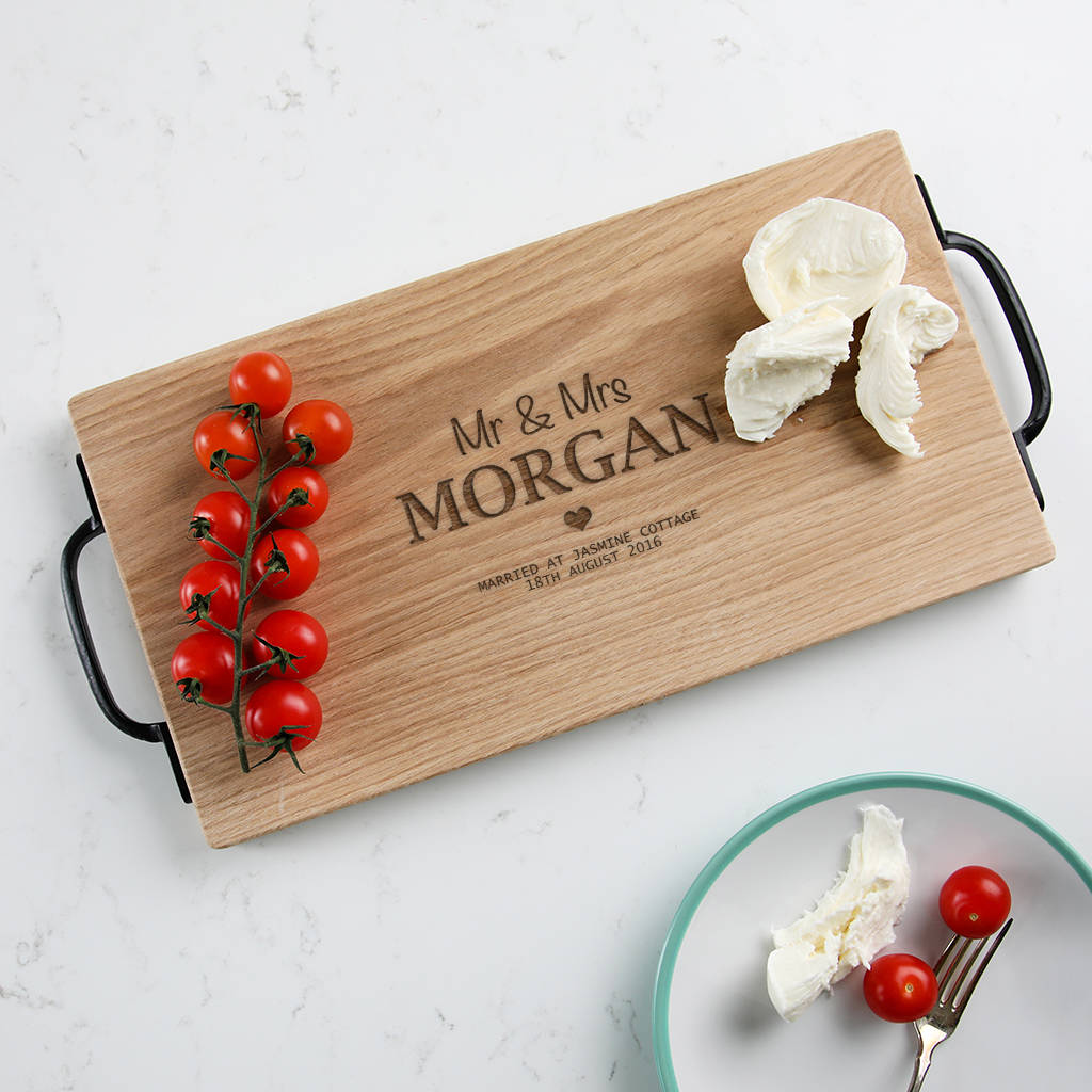 Personalised Large Wedding Cheese Board, 1 of 2