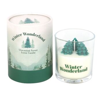 Winter Wonderland Scene Candle Christmas Gift, 4 of 5