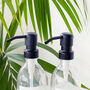 Refillable Clear Bottle With White Minimalist Label, thumbnail 2 of 10