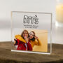 Personalised Bff Photo Acrylic Keepsake Block, thumbnail 1 of 3