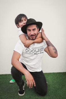 Coolest Kid/ Dad You Know Matching T Shirt Set, 2 of 4