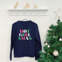 Hot Girl Xmas Women's Christmas Jumper, thumbnail 2 of 2