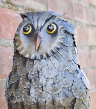 Owl Garden Wall Ornament, 3 of 3