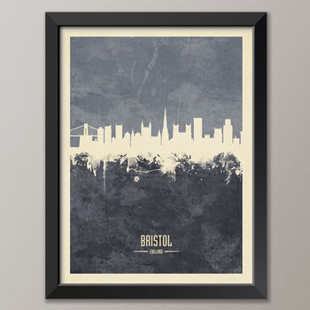 Bristol Skyline Print And Box Canvas, 4 of 6